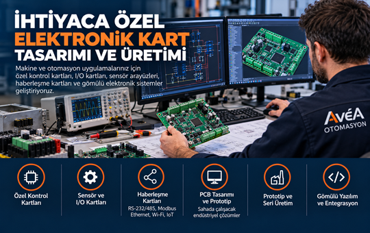 İhtiyaca özel elektronik kart tasarımı ve üretimi